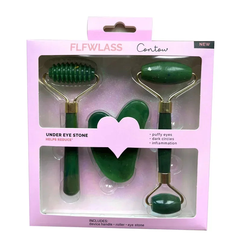 3pcs Resin Roller Massager Set for Face and Body Care - Smarsty
