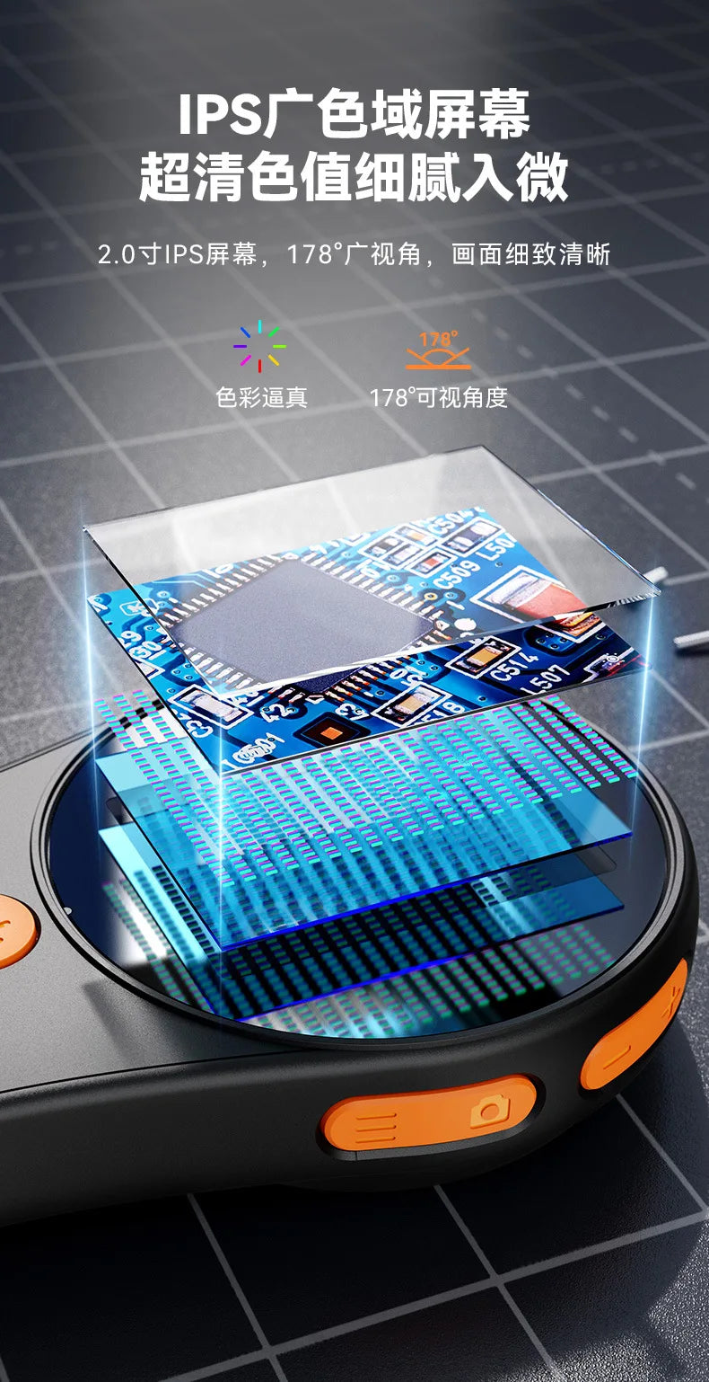 500X Handheld Digital Microscope with IPS Screen - Smarsty