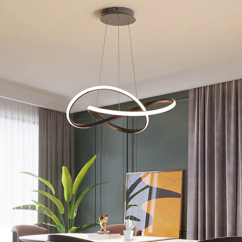 Nordic Modern Clover Pendant Lamp for Dining Room - Smarsty