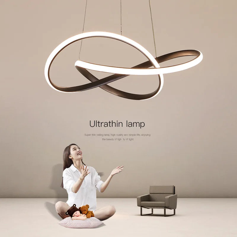 Nordic Modern Clover Pendant Lamp for Dining Room - Smarsty