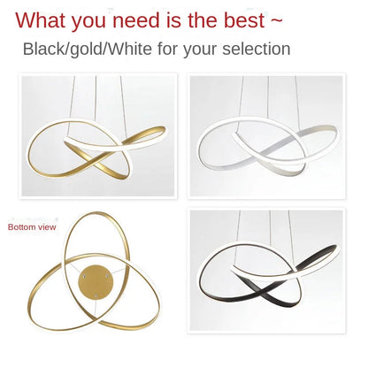 Nordic Modern Clover Pendant Lamp for Dining Room - Smarsty
