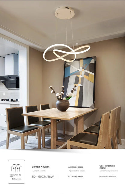 Nordic Modern Clover Pendant Lamp for Dining Room - Smarsty