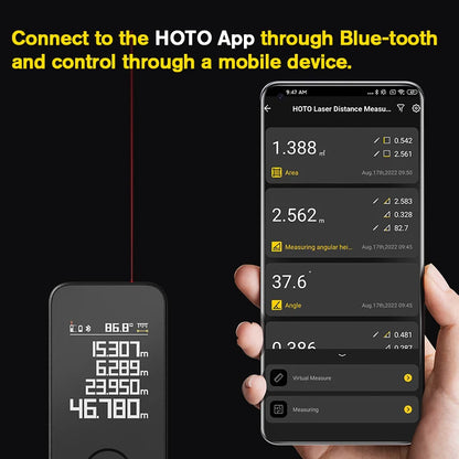 HOTO Smart Laser Measure Pro with LED Display - Smarsty