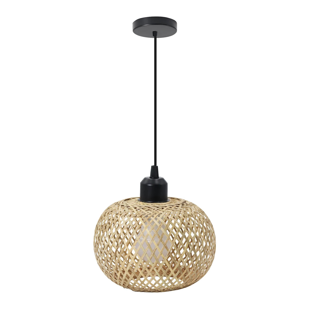 Natural Bamboo Pendant Lamp for Stylish Indoor Decor - Smarsty