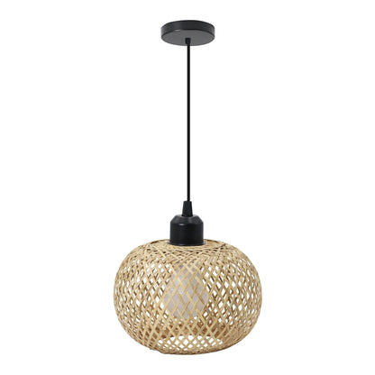 Natural Bamboo Pendant Lamp for Stylish Indoor Decor - Smarsty