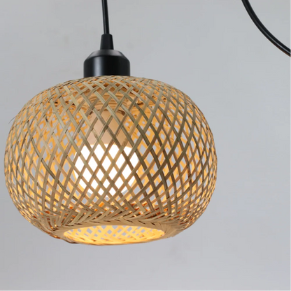 Natural Bamboo Pendant Lamp for Stylish Indoor Decor - Smarsty