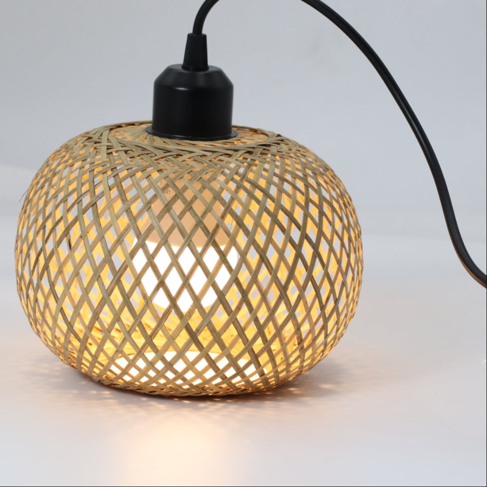 Natural Bamboo Pendant Lamp for Stylish Indoor Decor - Smarsty