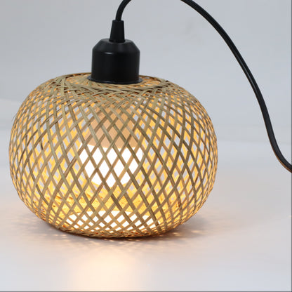 Natural Bamboo Pendant Lamp for Stylish Indoor Decor - Smarsty