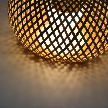 Natural Bamboo Pendant Lamp for Stylish Indoor Decor - Smarsty