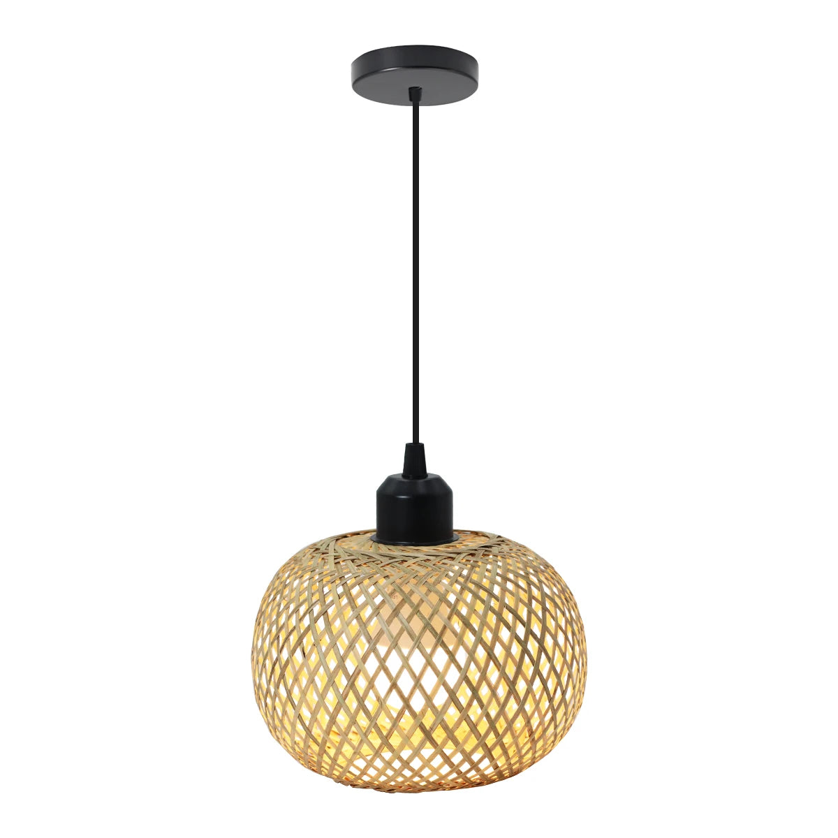 Natural Bamboo Pendant Lamp for Stylish Indoor Decor - Smarsty