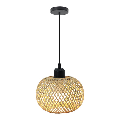 Natural Bamboo Pendant Lamp for Stylish Indoor Decor - Smarsty