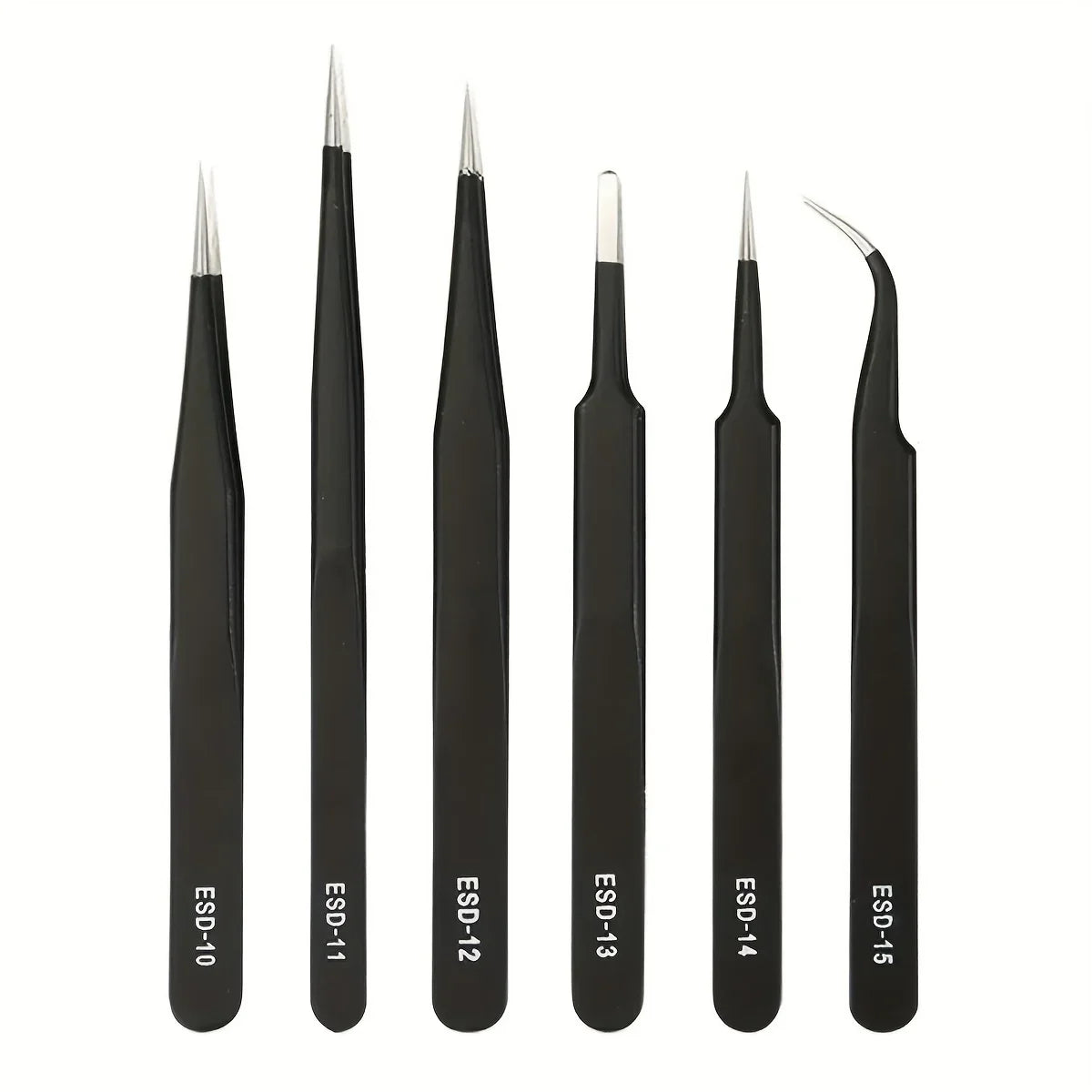 Precision ESD Anti Static Tweezers Set for Electronics Repair - Smarsty