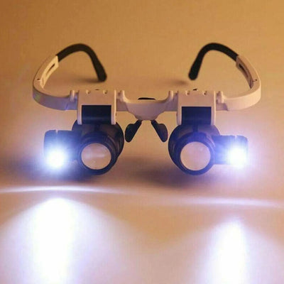 2X LED Magnifier Glasses for Watch Repair - Smarsty