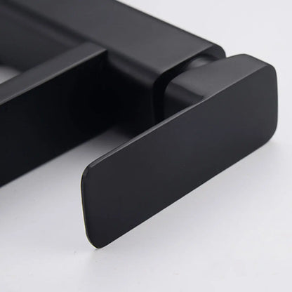 Black Chrome Bathroom Faucet with Hot and Cold Mixer - Smarsty