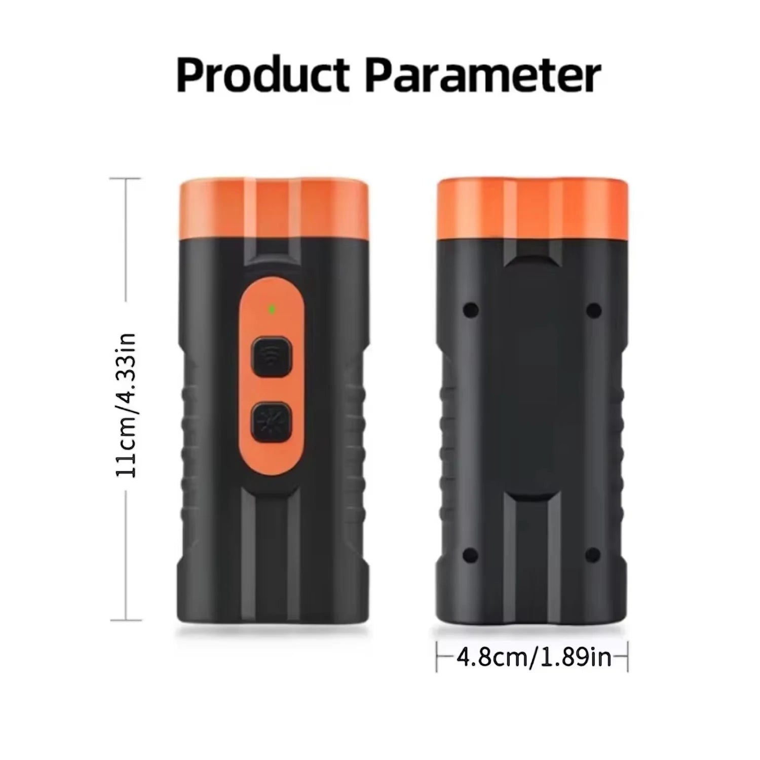 Dual Head Ultrasonic Dog Repeller with LED Flashlight - Smarsty