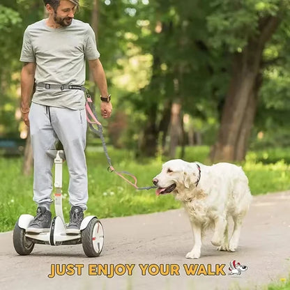Reflective Hands-Free Dog Leash With Dual Handles - Smarsty