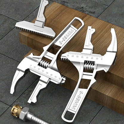 Universal Adjustable Pipe Wrench Set for Home Repairs - Smarsty