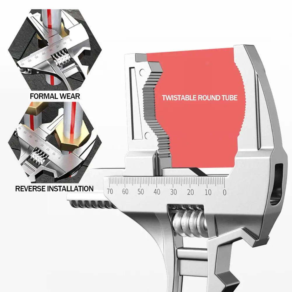 Universal Adjustable Pipe Wrench Set for Home Repairs - Smarsty
