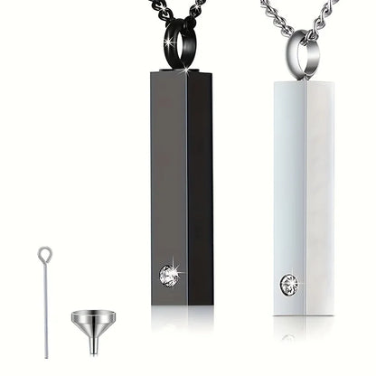 Cremation Jewelry Necklace for Ashes Keepsake Pendant - Smarsty