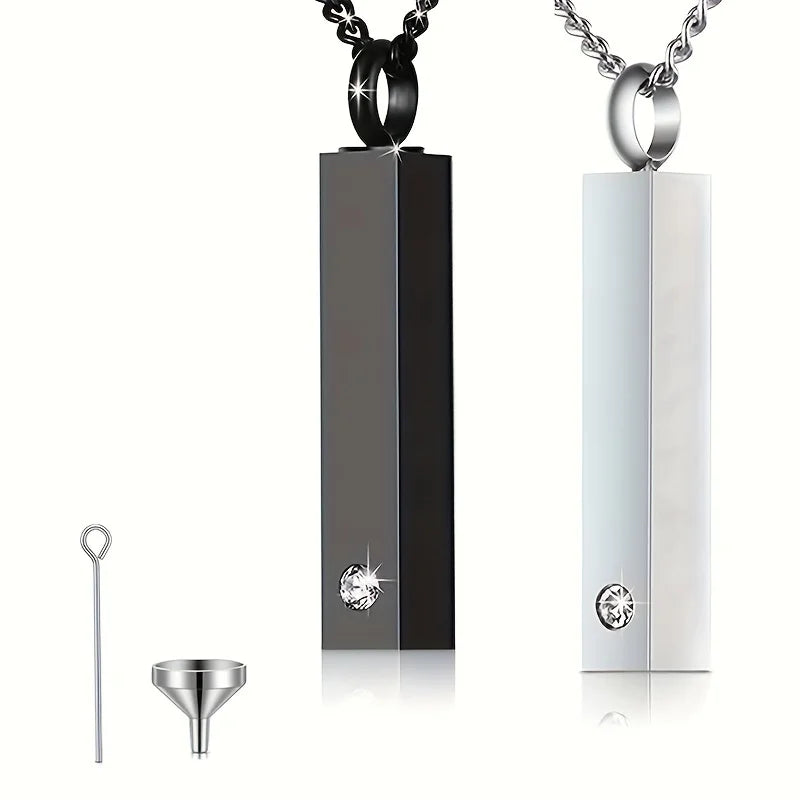 Cremation Jewelry Necklace for Ashes Keepsake Pendant - Smarsty