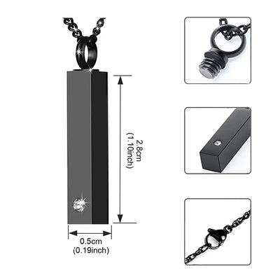 Cremation Jewelry Necklace for Ashes Keepsake Pendant - Smarsty