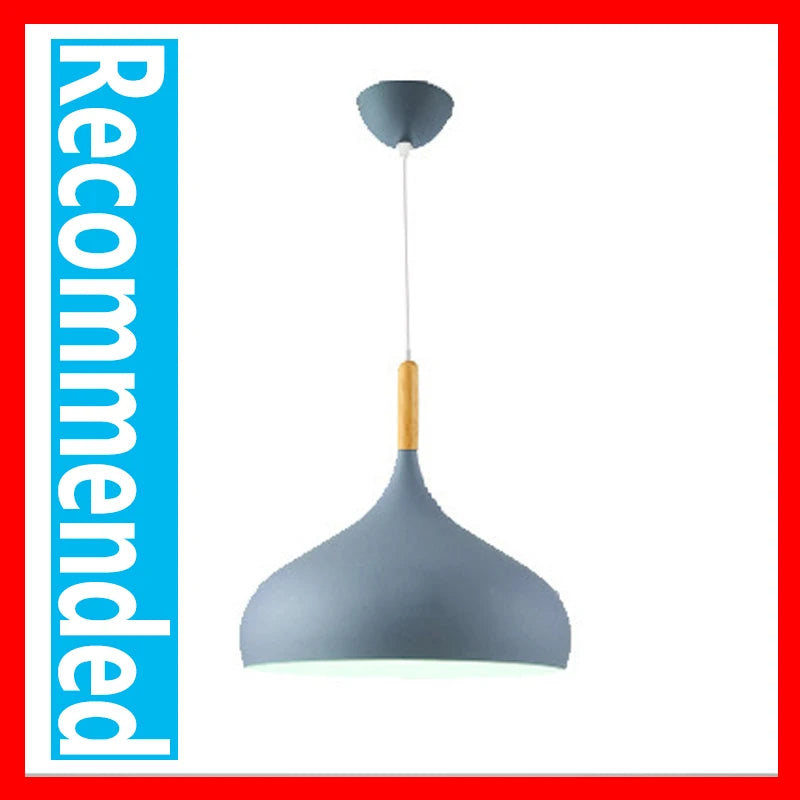 Nordic Colored Wooden Pendant Light for Kids Room - Smarsty