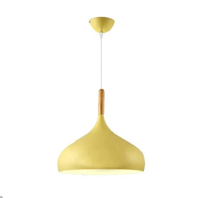 Nordic Colored Wooden Pendant Light for Kids Room - Smarsty