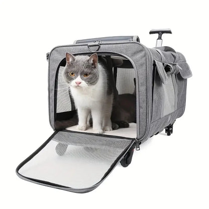 Extra Large Portable Dog Trolley Case for Easy Travel - Smarsty
