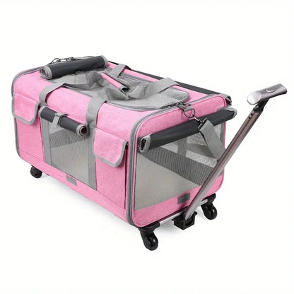 Extra Large Portable Dog Trolley Case for Easy Travel - Smarsty