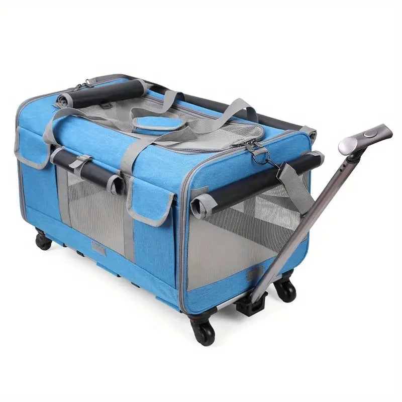 Extra Large Portable Dog Trolley Case for Easy Travel - Smarsty