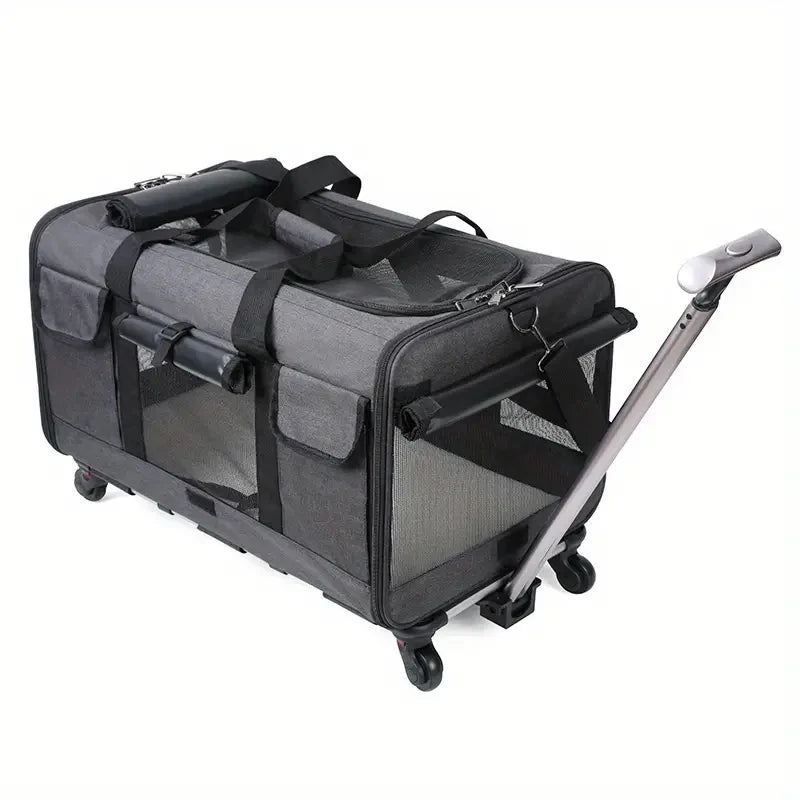 Extra Large Portable Dog Trolley Case for Easy Travel - Smarsty
