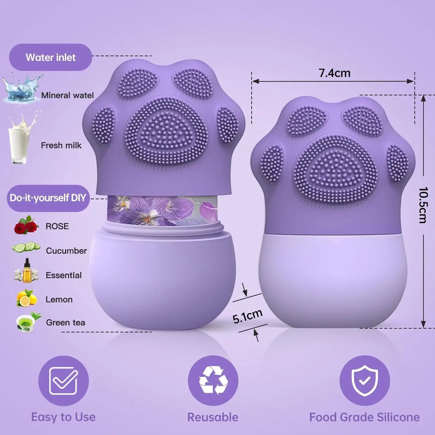 Facial Ice Roller for Eye Puffiness Relief - Smarsty