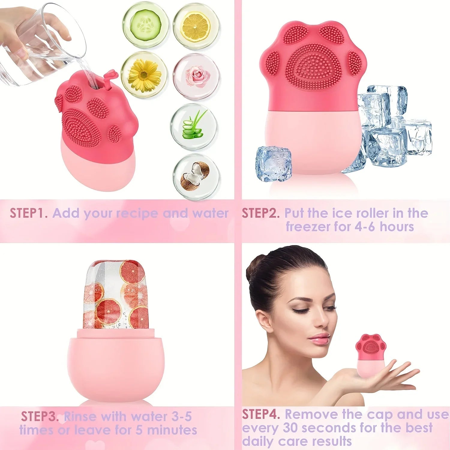 Facial Ice Roller for Eye Puffiness Relief - Smarsty