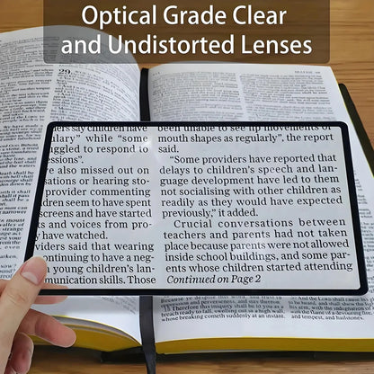 Full Page Large Magnifying Glass for Easy Reading - Smarsty