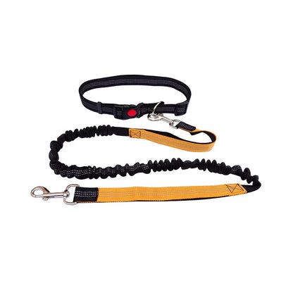 Hands Free Dog Leash Adjustable Waist Belt for Walking - Smarsty