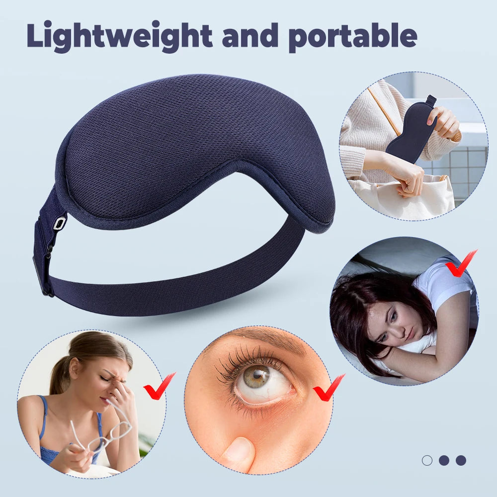 Heated Eye Mask for Eye Strain Relief and Relaxation - Smarsty
