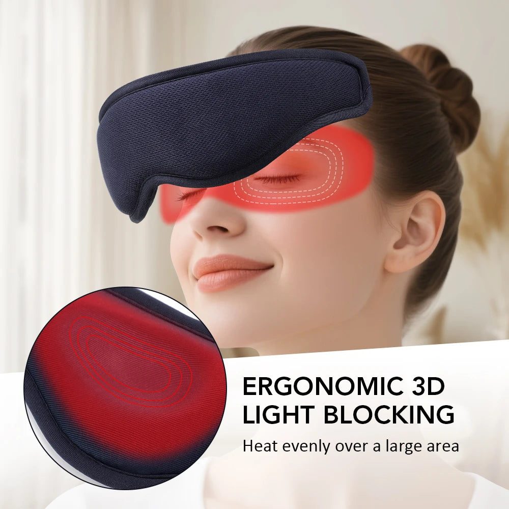Heated Eye Mask for Eye Strain Relief and Relaxation - Smarsty
