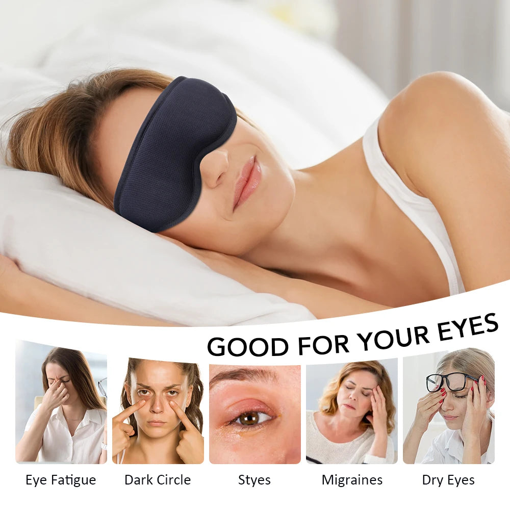 Heated Eye Mask for Eye Strain Relief and Relaxation - Smarsty