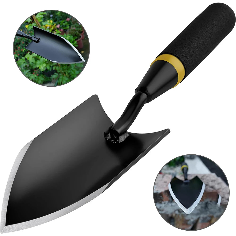 Heavy Duty Manganese Steel Garden Shovel for Tough Soil - Smarsty