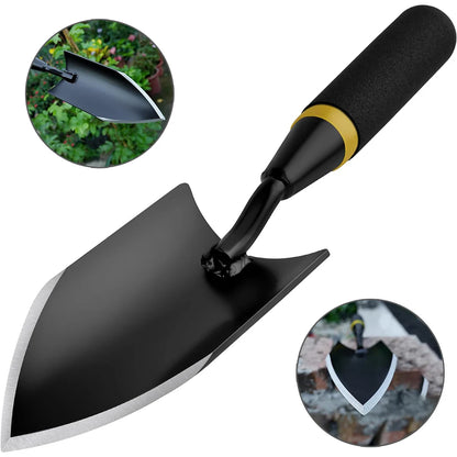 Heavy Duty Manganese Steel Garden Shovel for Tough Soil - Smarsty