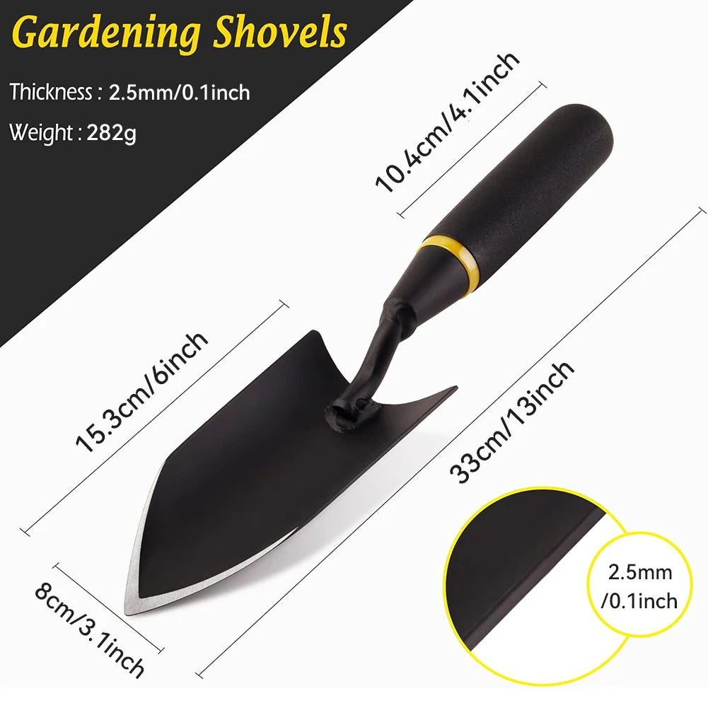 Heavy Duty Manganese Steel Garden Shovel for Tough Soil - Smarsty