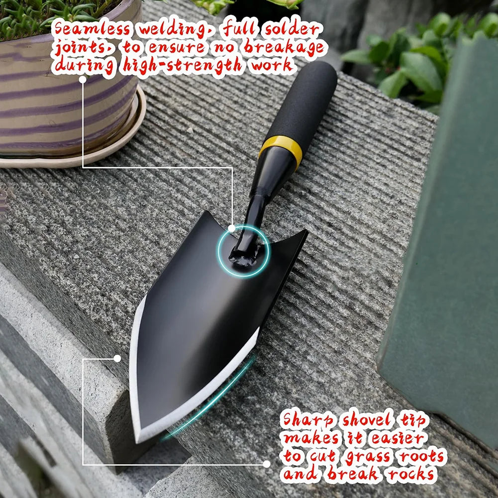 Heavy Duty Manganese Steel Garden Shovel for Tough Soil - Smarsty