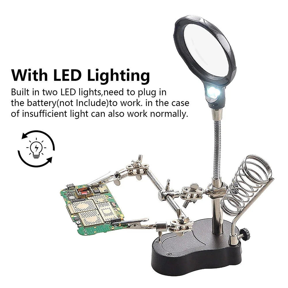 High Definition Welding Magnifier with LED Light - Smarsty