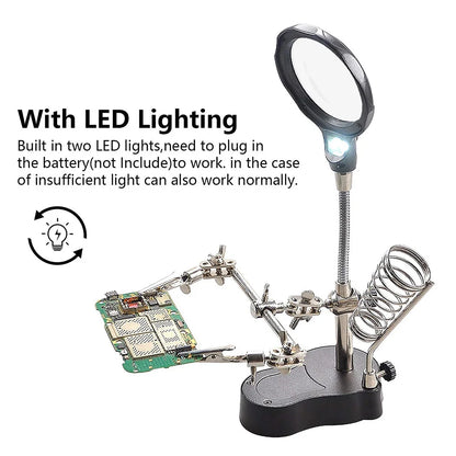 High Definition Welding Magnifier with LED Light - Smarsty