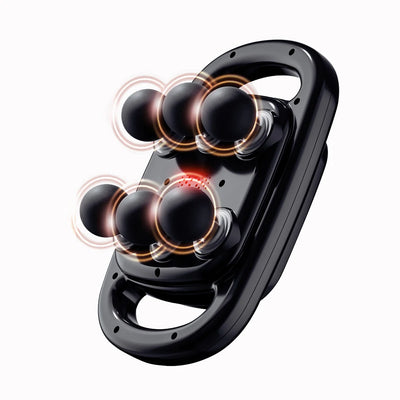 High Frequency Fascia Gun Muscle Massager with Six Heads - Smarsty