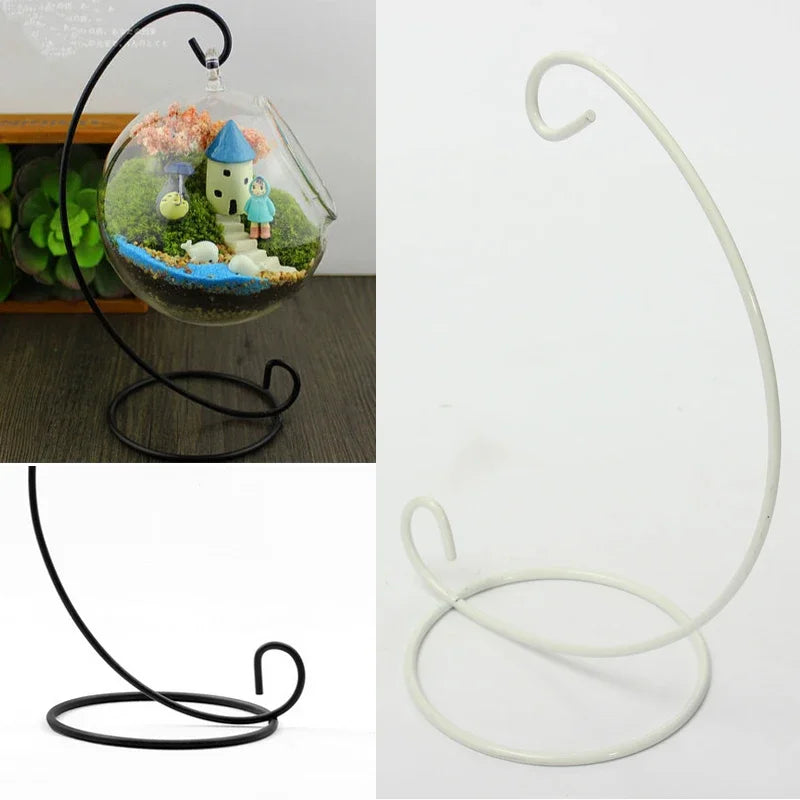 Iron Candle Stand for Home Decoration with Glass Ball - Smarsty