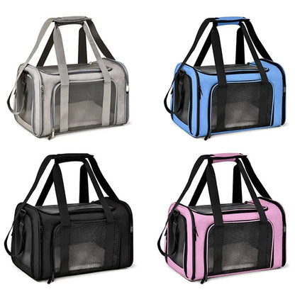 Breathable Dog Cat Carrier Bag for Travel - Smarsty