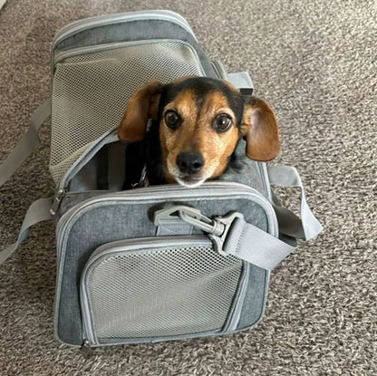 Breathable Dog Cat Carrier Bag for Travel - Smarsty