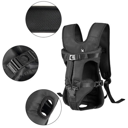 Adjustable Dog Carrier Backpack for Hiking and Cycling - Smarsty
