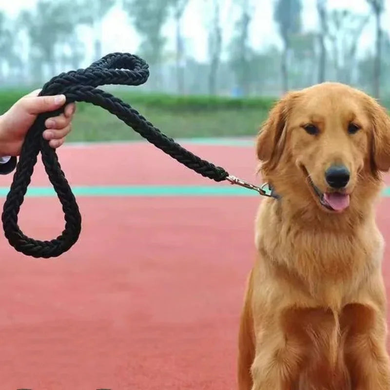Large Dog Leash Nylon Braided Traction Rope - Smarsty